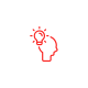 brain lightbulb icon