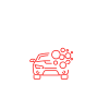 car bubbles icon
