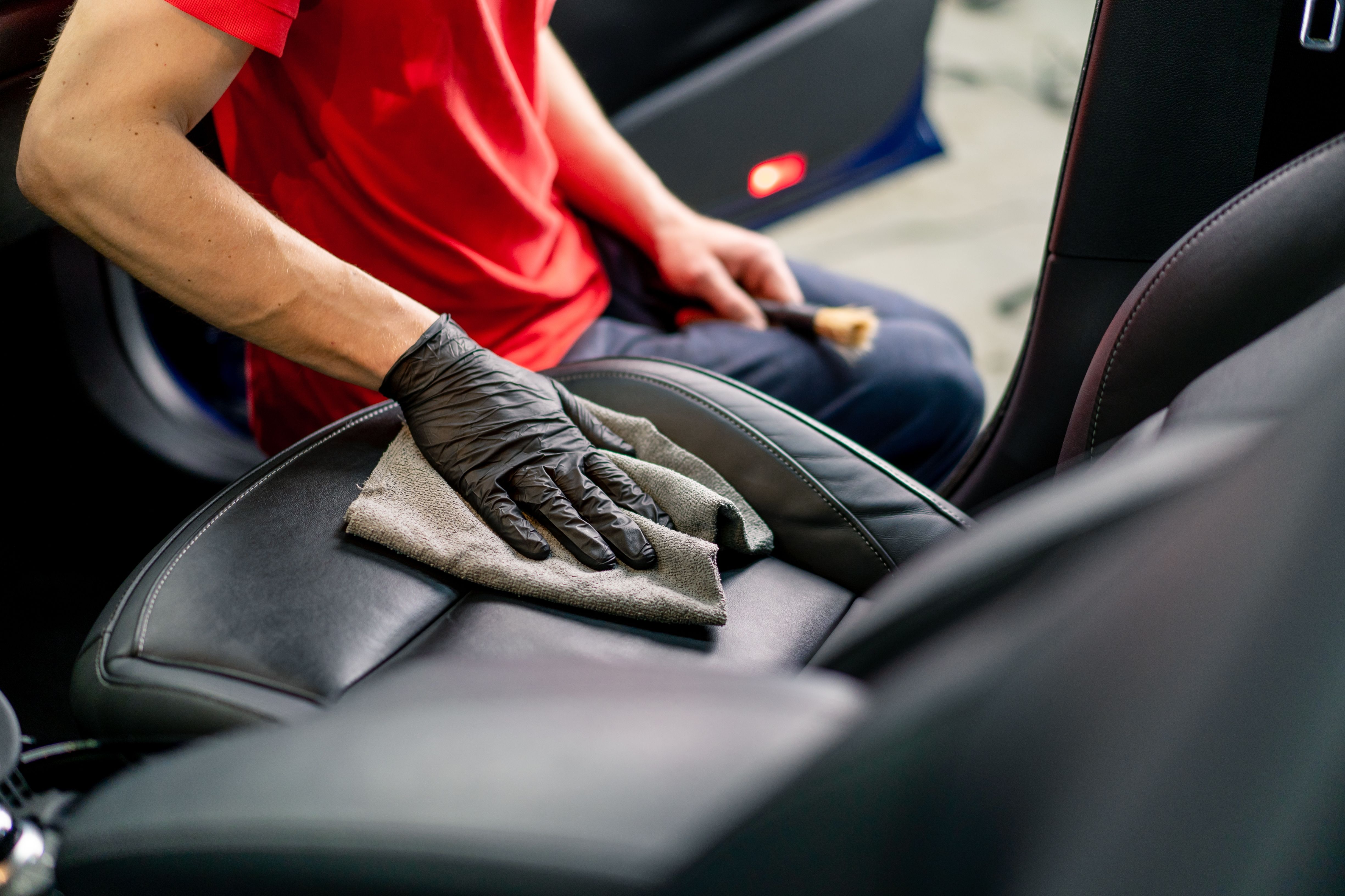 Cleaning car interior